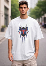 Spider Graphic Oversized Unisex T-Shirt | 100% Cotton | 220 GSM | Premium Streetwear Tee
