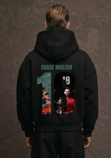 Chase Master 18 Cricket Graphic Printed Hoodie for Men | 350 GSM | Premium Unisex Pullover Hoodie