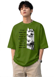 Naruto Quote Anime Oversized Graphic T-Shirt