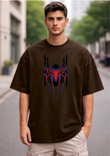 Spider Graphic Oversized Unisex T-Shirt | 100% Cotton | 220 GSM | Premium Streetwear Tee