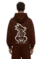 Anime Warrior Silhouette Graphic Printed Hoodie for Men | 350 GSM | Premium Comfort | Casual Streetwear