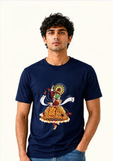 Kathakali Classical Dance Graphic Regular Unisex T-Shirt | 100% Cotton | 180 GSM | Premium Cultural Streetwear
