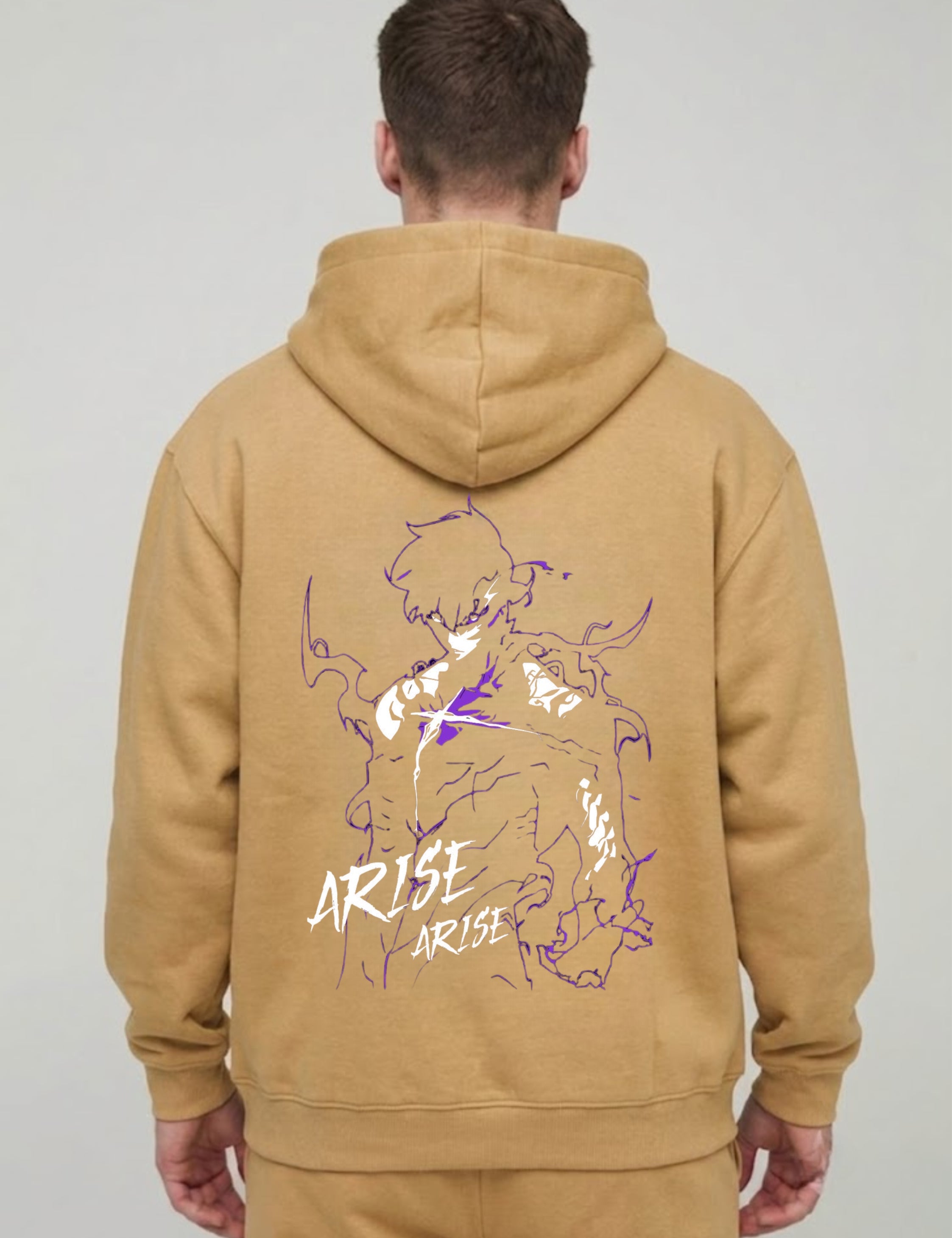 Arise Anime Graphic Printed Hoodie for Men & Women | 350 GSM | Premium Unisex Pullover Hoodie