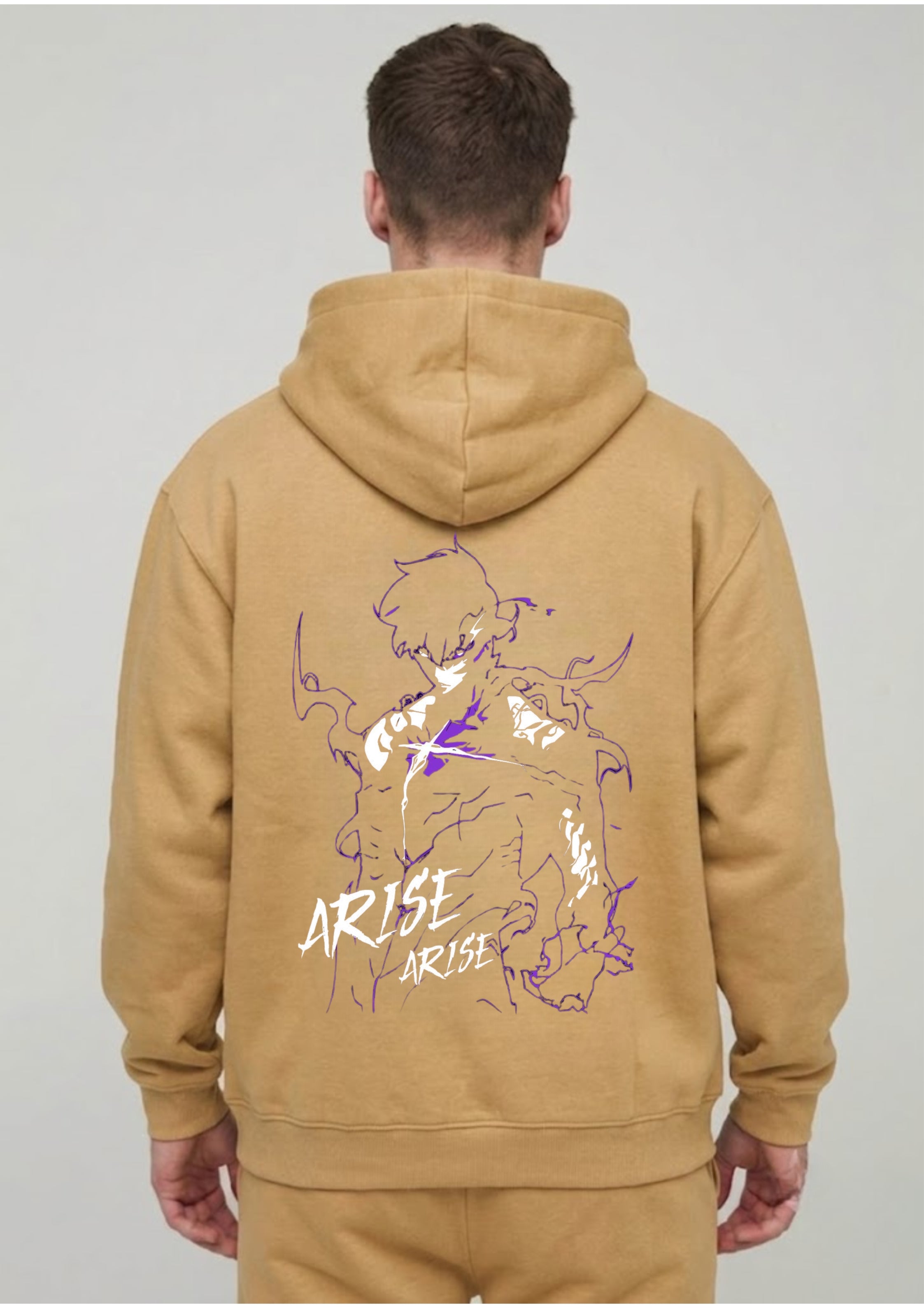 Arise Anime Graphic Printed Hoodie for Men & Women | 350 GSM | Premium Unisex Pullover Hoodie