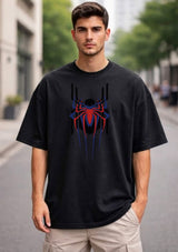 Spider Graphic Oversized Unisex T-Shirt | 100% Cotton | 220 GSM | Premium Streetwear Tee