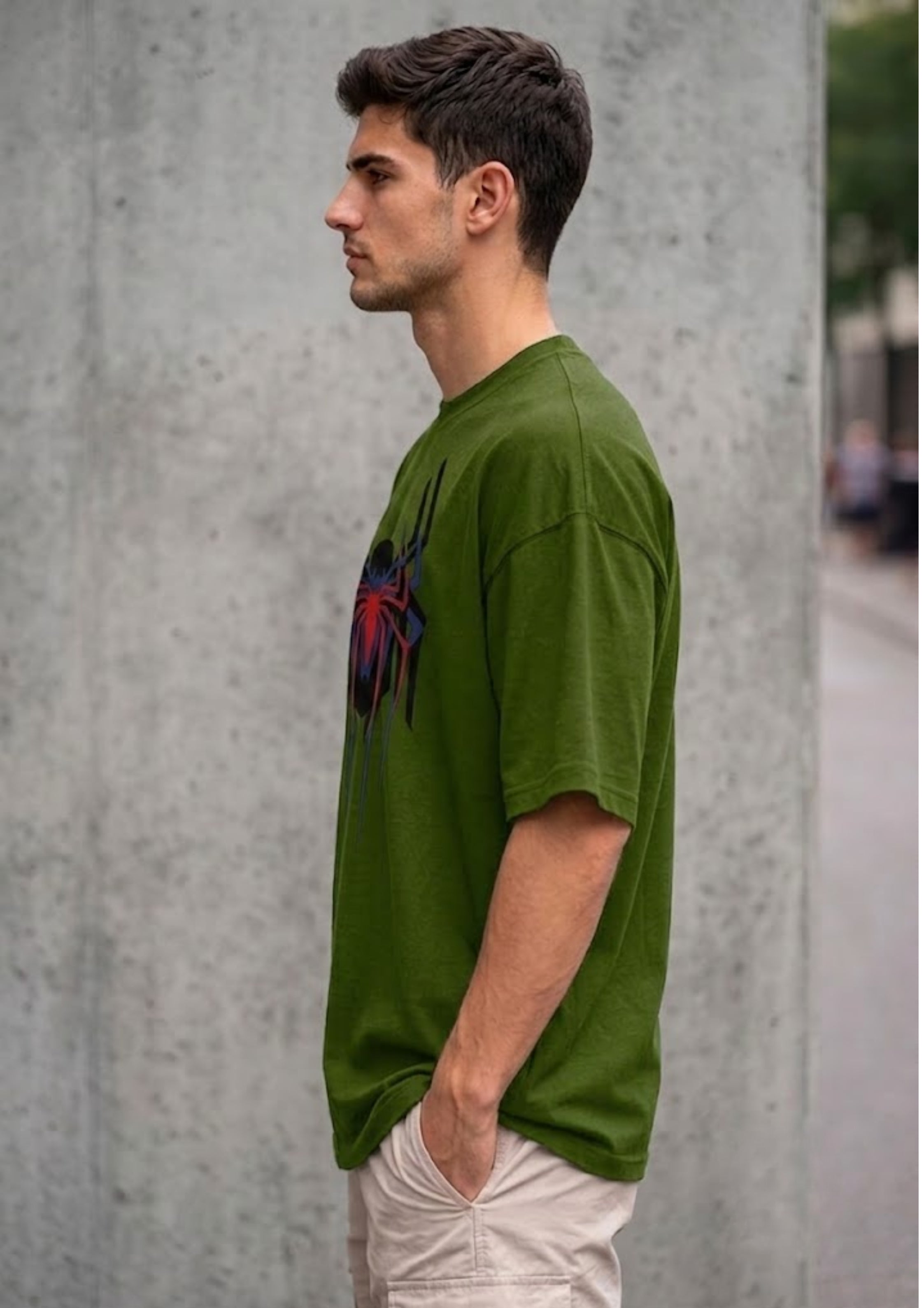 Spider Graphic Oversized Unisex T-Shirt | 100% Cotton | 220 GSM | Premium Streetwear Tee
