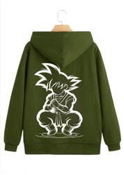 Anime Warrior Silhouette Graphic Printed Hoodie for Men | 350 GSM | Premium Comfort | Casual Streetwear