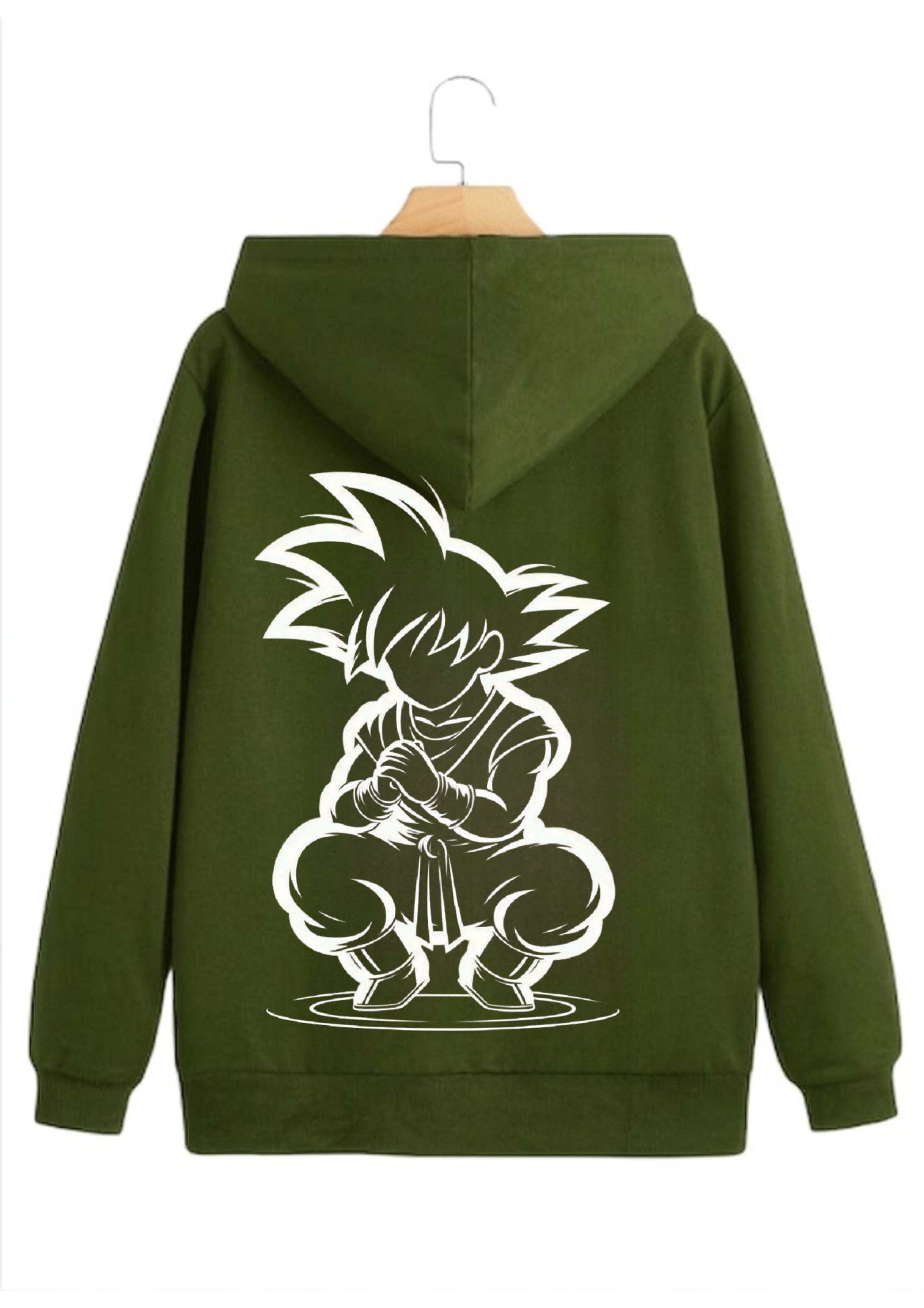 Anime Warrior Silhouette Graphic Printed Hoodie for Men | 350 GSM | Premium Comfort | Casual Streetwear