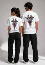 Dragon Emblem Graphic Back Print Oversized Unisex T-Shirt | 100% Cotton | 220 GSM | Premium Streetwear