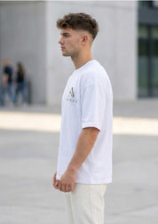Nature Silhouette Back Print Oversized Unisex T-Shirt | 100% Cotton | 220 GSM | Premium Streetwear