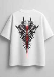 Dragon Emblem Graphic Back Print Oversized Unisex T-Shirt | 100% Cotton | 220 GSM | Premium Streetwear