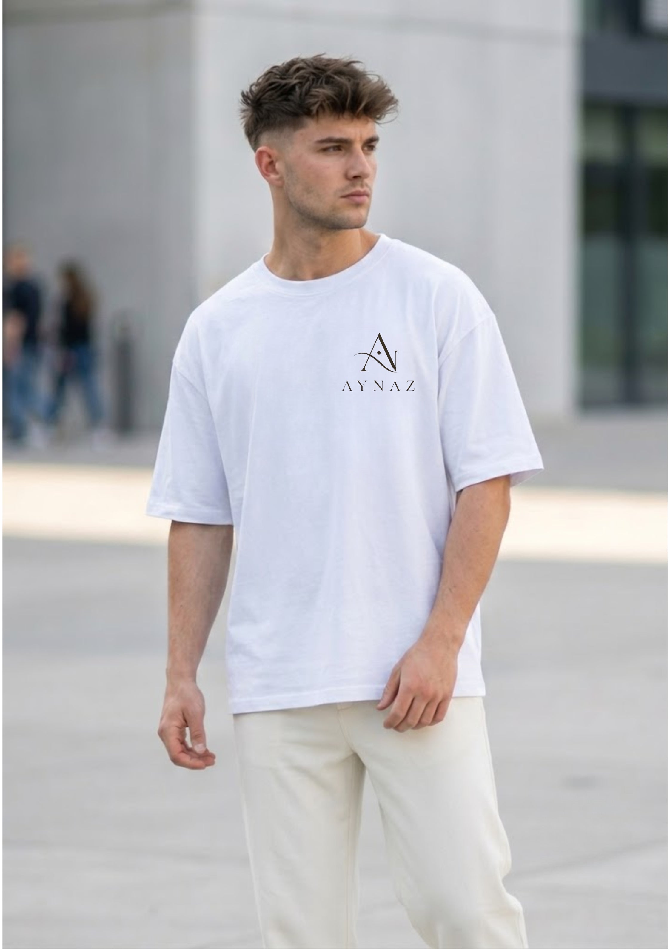 Nature Silhouette Back Print Oversized Unisex T-Shirt | 100% Cotton | 220 GSM | Premium Streetwear