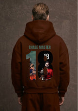 Chase Master 18 Cricket Graphic Printed Hoodie for Men | 350 GSM | Premium Unisex Pullover Hoodie