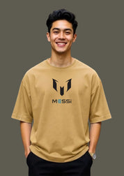 Messi Argentina Football Back Print Oversized Unisex T-Shirt | 100% Cotton | 220 GSM | Premium Streetwear