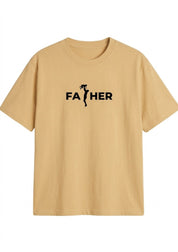 Parent & Child Silhouette Back Print Oversized Unisex T-Shirt | 100% Cotton | 220 GSM | Premium Streetwear