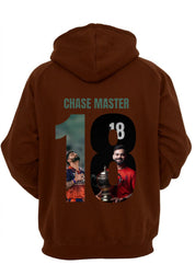 Chase Master 18 Cricket Graphic Printed Hoodie for Men | 350 GSM | Premium Unisex Pullover Hoodie