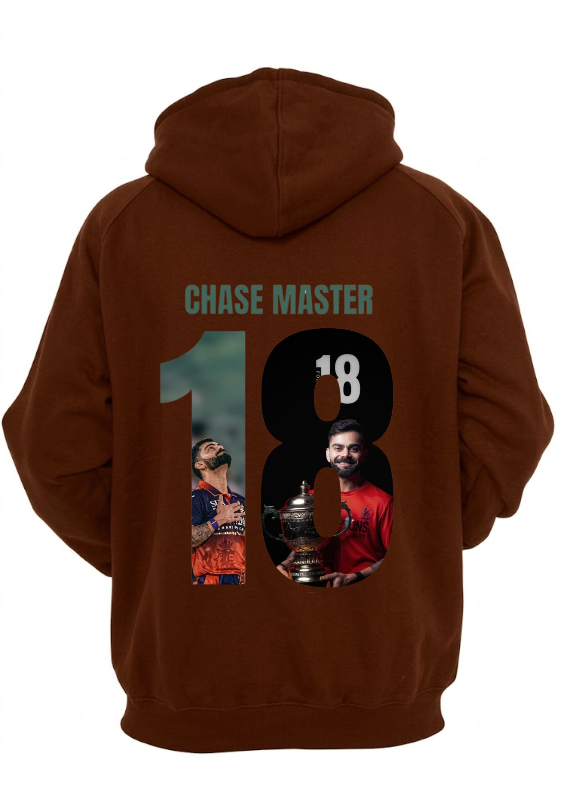 Chase Master 18 Cricket Graphic Printed Hoodie for Men | 350 GSM | Premium Unisex Pullover Hoodie