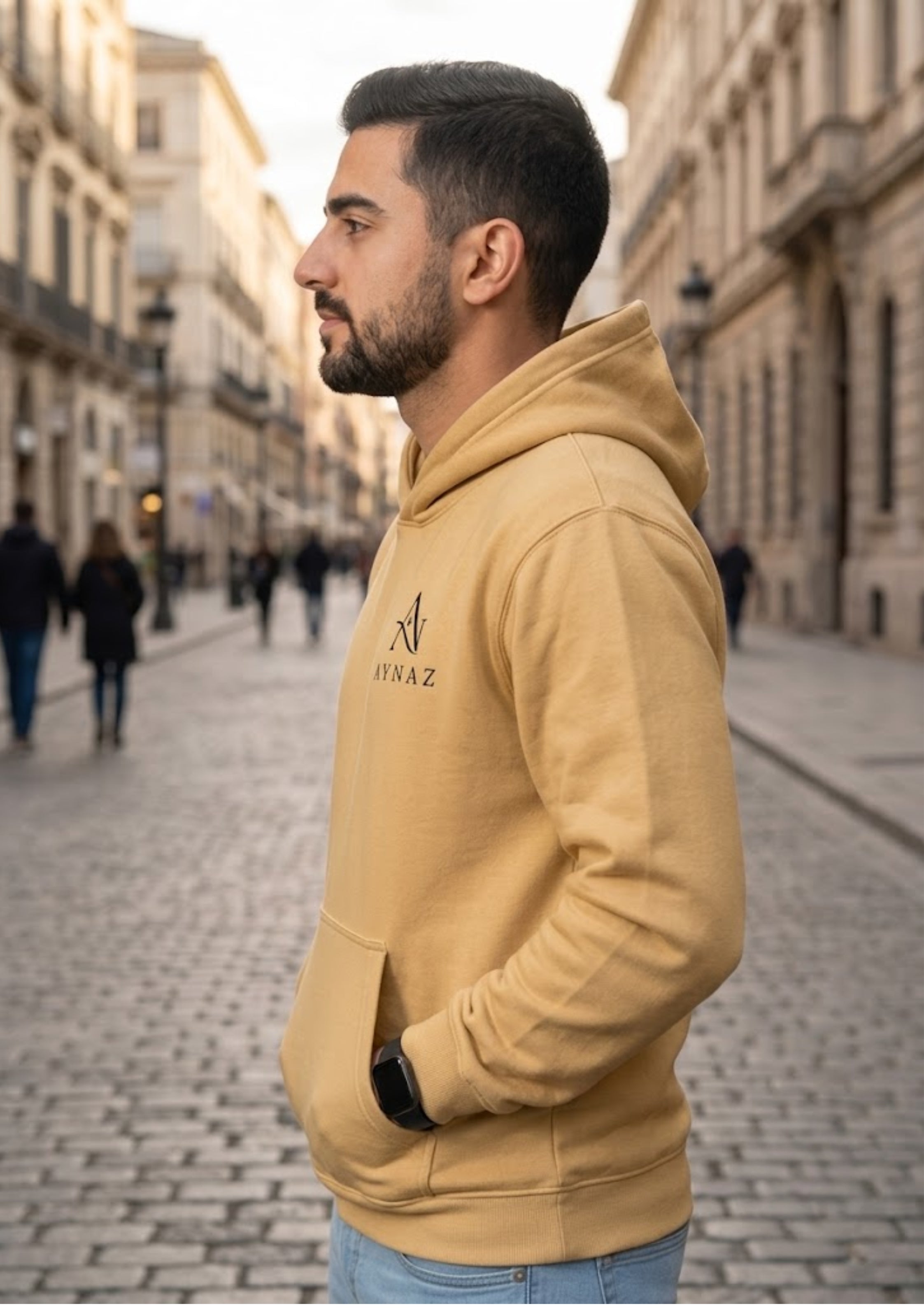 Black Mirrors White Dreams Graphic Printed Hoodie for Men & Women | 350 GSM | Premium Unisex Pullover Hoodie