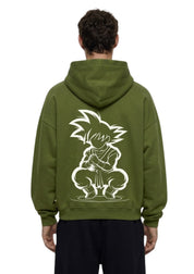 Anime Warrior Silhouette Graphic Printed Hoodie for Men | 350 GSM | Premium Comfort | Casual Streetwear
