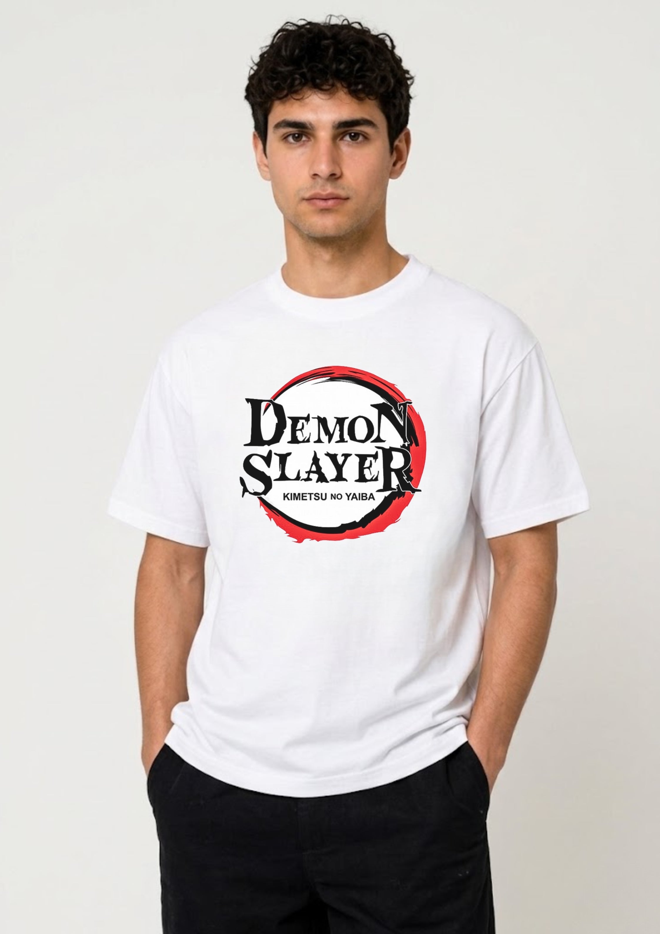 Demon Slayer Logo Anime Graphic T-Shirt